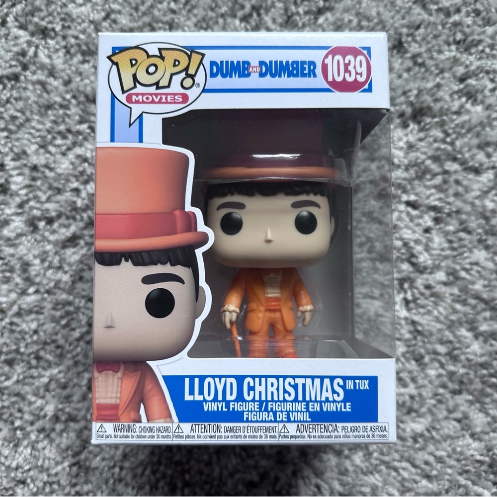 Dumb and Dumber Lloyd Christmas orange tux funko pop